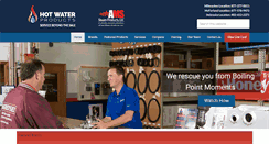 Desktop Screenshot of hotwaterproducts.com